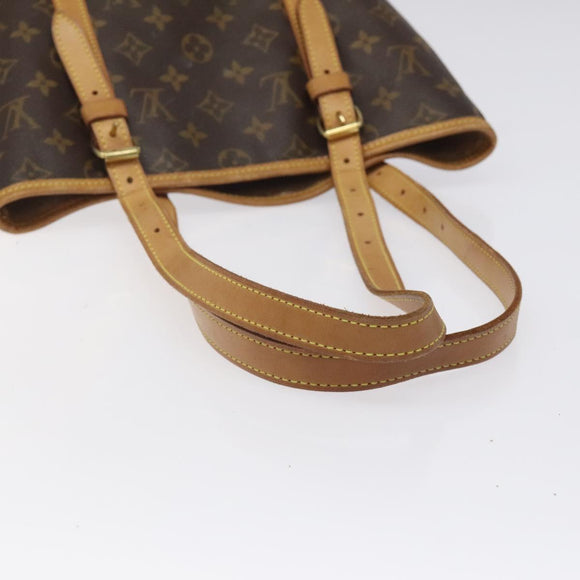 LOUIS VUITTON Monogram Bucket GM Shoulder Bag M42236 LV Auth 124532