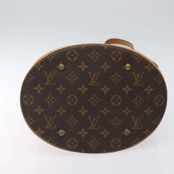 LOUIS VUITTON Monogram Bucket GM Shoulder Bag M42236 LV Auth 124532