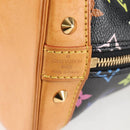 LOUIS VUITTON Monogram Multicolor Alma Hand Bag Black M92646 LV Auth 124549A-17