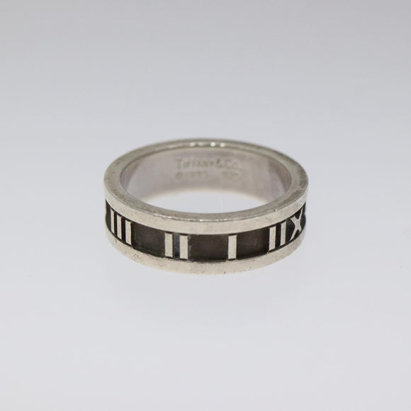 TIFFANY&Co. Atlas Ring Ag925 Silver Auth 124555