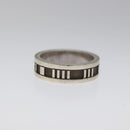 TIFFANY&Co. Atlas Ring Ag925 Silver Auth 124555-5
