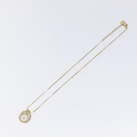Christian Dior Necklace metal Gold Auth 124557 - 0