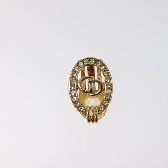 Christian Dior Earring metal Gold Auth 124559
