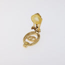 Christian Dior Earring metal Gold Auth 124559-4
