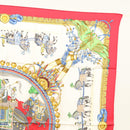 HERMES Carre 90 Scarf ""CAPARACONS DE LA FRANCE ET DE L'INDE"" Silk Auth 124561-4