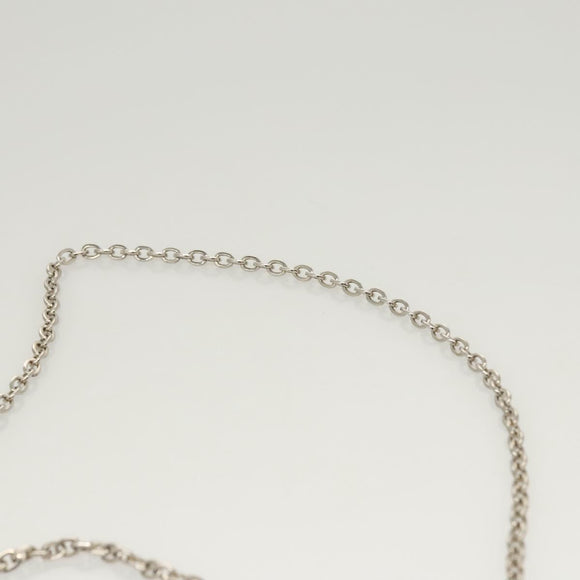 Miu Miu Matelasse Chain Shoulder Bag Leather Light Blue Silver Auth 124604