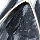 Salvatore Ferragamo Gancini Shoulder Bag Leather Black Gold Auth 124607-18