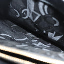 Salvatore Ferragamo Gancini Shoulder Bag Leather Black Gold Auth 124607-20