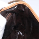 CELINE Macadam Canvas Shoulder Bag PVC Beige Gold Auth 124630-19