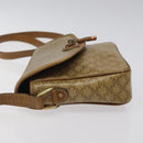 CELINE Macadam Canvas Shoulder Bag PVC Beige Gold Auth 124630-4