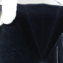 LOUIS VUITTON Monogram Satin Ange GM Hand Bag Black M92100 LV Auth 124640-18