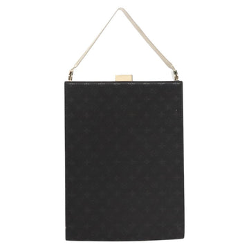 LOUIS VUITTON Monogram Satin Ange GM Hand Bag Black M92100 LV Auth 124640 - 0
