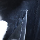 LOUIS VUITTON Monogram Satin Ange GM Hand Bag Black M92100 LV Auth 124640-20