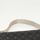 LOUIS VUITTON Monogram Satin Ange GM Hand Bag Black M92100 LV Auth 124640-8