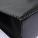 Salvatore Ferragamo Hand Bag Leather 2way Black Gold Auth 124649-15