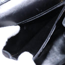 Salvatore Ferragamo Hand Bag Leather 2way Black Gold Auth 124649-24