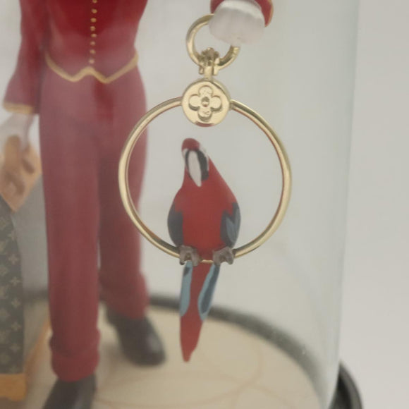 LOUIS VUITTON Bell Boy Snow Globe Clear M99551 LV Auth 124650