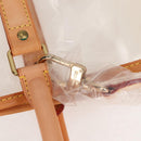 LOUIS VUITTON Isaac Mizrahi Tote Bag Vinyl Leather Clear M99027 Auth 124651SAV-19
