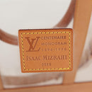 LOUIS VUITTON Isaac Mizrahi Tote Bag Vinyl Leather Clear M99027 Auth 124651SAV-20