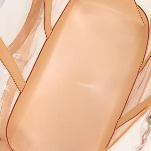 LOUIS VUITTON Isaac Mizrahi Tote Bag Vinyl Leather Clear M99027 Auth 124651SAV