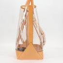 LOUIS VUITTON Isaac Mizrahi Tote Bag Vinyl Leather Clear M99027 Auth 124651SAV-3