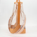 LOUIS VUITTON Isaac Mizrahi Tote Bag Vinyl Leather Clear M99027 Auth 124651SAV-4