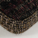 CHANEL Chain Shoulder Bag Tweed Black CC Auth 124656AM-17