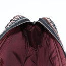 CHANEL Chain Shoulder Bag Tweed Black CC Auth 124656AM-22