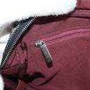 CHANEL Chain Shoulder Bag Tweed Black CC Auth 124656AM-24