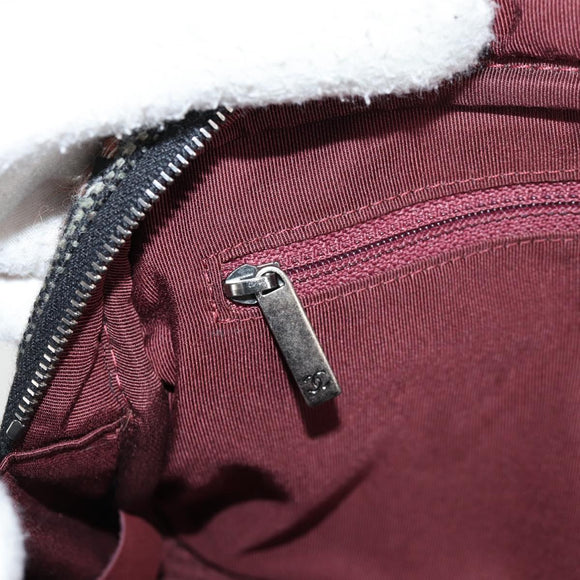 CHANEL Chain Shoulder Bag Tweed Black CC Auth 124656AM