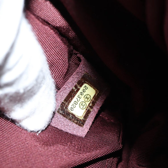 CHANEL Chain Shoulder Bag Tweed Black CC Auth 124656AM