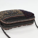 CHANEL Chain Shoulder Bag Tweed Black CC Auth 124656AM-6