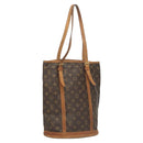 LOUIS VUITTON Monogram Bucket GM Shoulder Bag M42236 LV Auth 124661-1