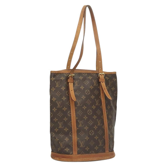 LOUIS VUITTON Monogram Bucket GM Shoulder Bag M42236 LV Auth 124661