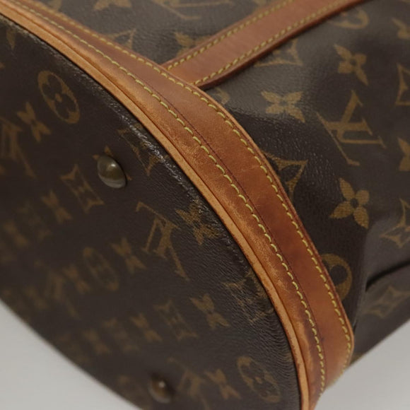 LOUIS VUITTON Monogram Bucket GM Shoulder Bag M42236 LV Auth 124661