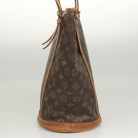 LOUIS VUITTON Monogram Bucket GM Shoulder Bag M42236 LV Auth 124661