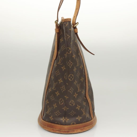 LOUIS VUITTON Monogram Bucket GM Shoulder Bag M42236 LV Auth 124661
