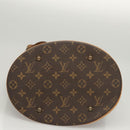 LOUIS VUITTON Monogram Bucket GM Shoulder Bag M42236 LV Auth 124661-5