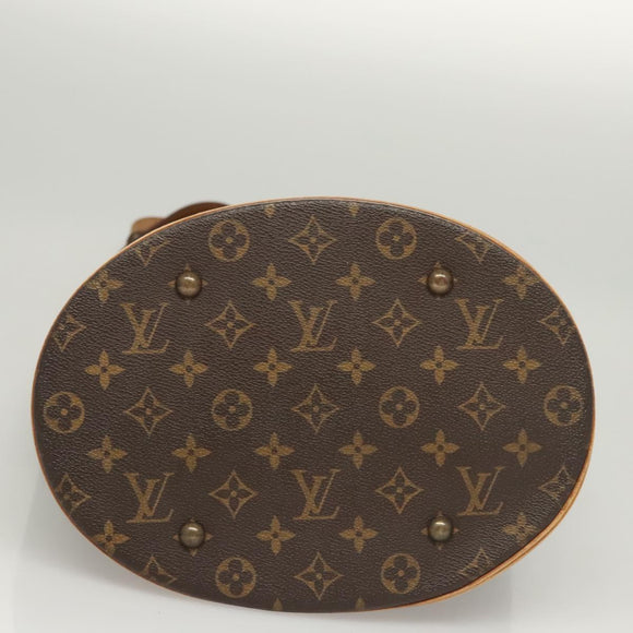 LOUIS VUITTON Monogram Bucket GM Shoulder Bag M42236 LV Auth 124661