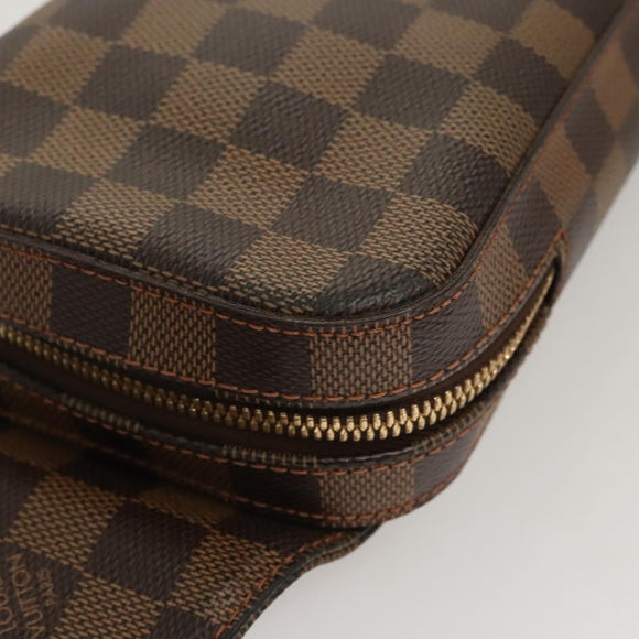 LOUIS VUITTON Damier Ebene Geronimos Shoulder Bag N51994 LV Auth 124677