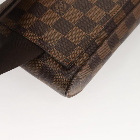 LOUIS VUITTON Damier Ebene Geronimos Shoulder Bag N51994 LV Auth 124677