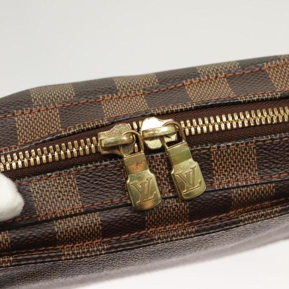 LOUIS VUITTON Damier Ebene Geronimos Shoulder Bag N51994 LV Auth 124677