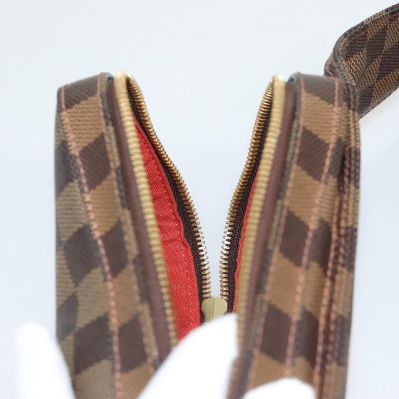 LOUIS VUITTON Damier Ebene Geronimos Shoulder Bag N51994 LV Auth 124677