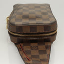 LOUIS VUITTON Damier Ebene Geronimos Shoulder Bag N51994 LV Auth 124677-4