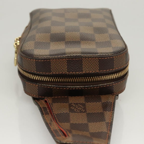 LOUIS VUITTON Damier Ebene Geronimos Shoulder Bag N51994 LV Auth 124677