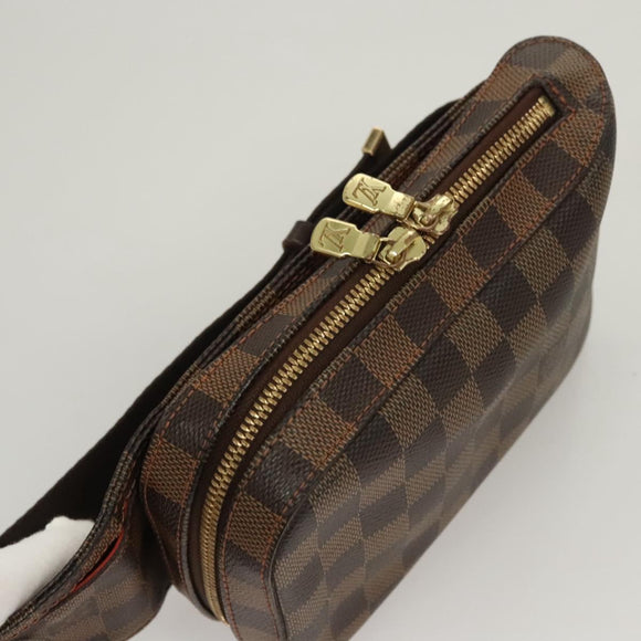 LOUIS VUITTON Damier Ebene Geronimos Shoulder Bag N51994 LV Auth 124677