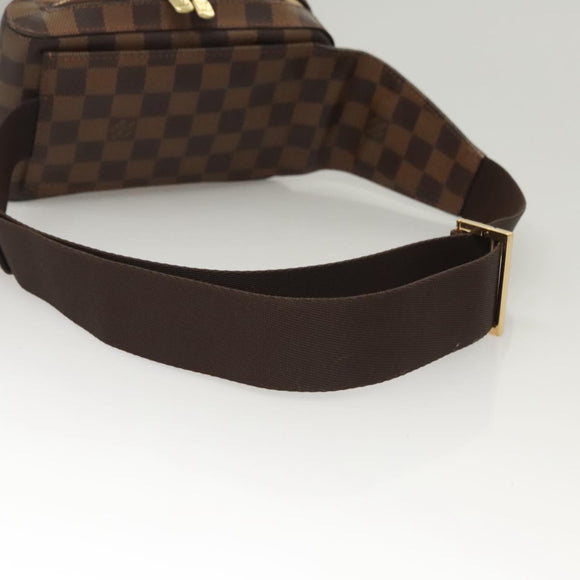 LOUIS VUITTON Damier Ebene Geronimos Shoulder Bag N51994 LV Auth 124677