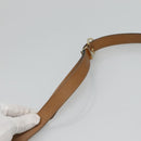 Christian Dior Honeycomb Canvas Shoulder Bag PVC Black Gold Auth 124678-8