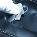 BALLY Hand Bag Leather Black Gold Auth 124686-11