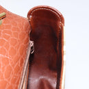 Burberrys Nova Check Shoulder Bag PVC Beige Gold Auth 124690-19